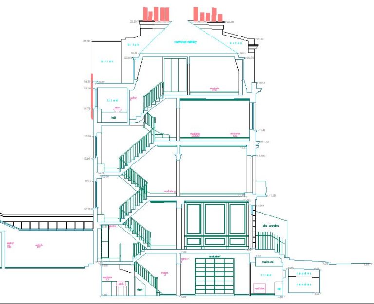 Elevatedsectionmeasuredbuildingsurvey