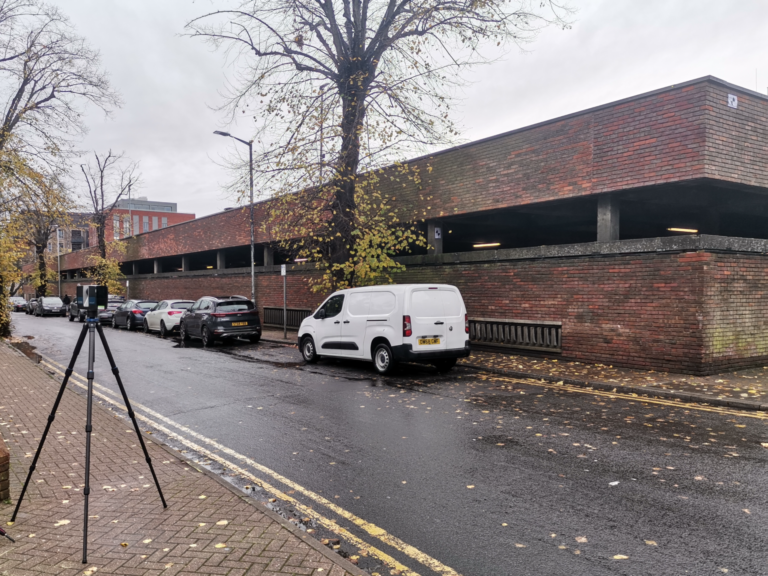 Measuredbuildingsurveyofmultistoreycarparkinstalbanshertfordshire