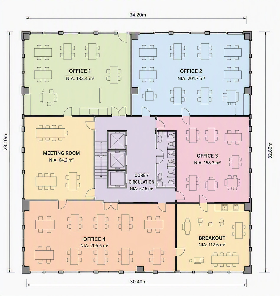 Area reference plan